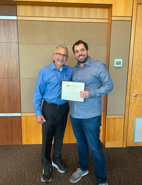 Dr. Atassi with Dr. John Kois